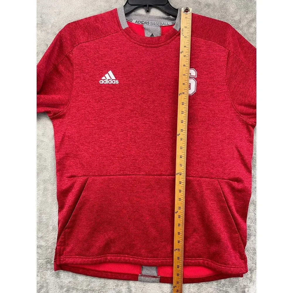 Adidas Baseball Men's Sweatshirt Stanford Cardinals Large Red Long Sleeve‎